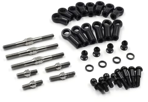 RC Modelli Parti Tenditore E Tirante Dello Sterzo Set Titanio 64 Per Tamiya Gf-01 1/10 Auto Telecomando Aggiornamenti Parti Accessori TAGF-002SV