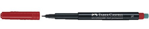 20 X FABER-CASTELL Overheadstift OHP-PLUS rot SF MULTIM 152321