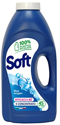Soft – Reiniger Waschmaschine, Classic, Formel verstärkte, mit Enzyme – 2500 ml