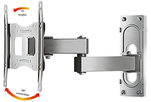 Universal TV Halterung | VESA Wandhalterung | Halter Fernsehhalter neigbar schwenkbar | Belastbarkeit bis zu 15 kg - B-FS3