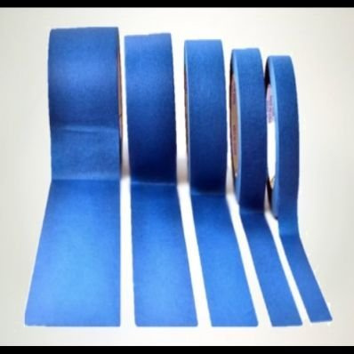 StickersLab Ruban adhésif bleu silicone masquage en polyester pour hautes températures 66 m (taille - 10 mm x 66 m)