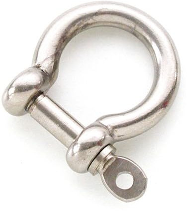 Schäkel 16 mm Edelstahl geschweifter Rundschäkel Schäkel (933829)