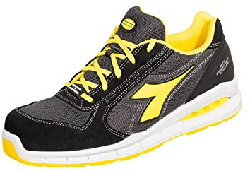 Diadora Run Net Airbox Low S1p Src, Scarpe da Ginnastica Uomo, Nero (Black Anthracite), 45 EU