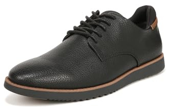 Dr. Scholl's Shoes Sync, Oxford Hombre, Black Fearless, 48.5 EU Ancho