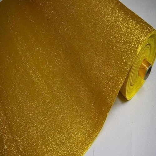 StoffBook gold-glitzer moosgummi 2mm glitzer, eva Foam Bastelmaterial, Schaumstoff zum Basteln, Kinder Bastelset, für diy Dekorationen, cosplay, Weihnachten Stoff, d232