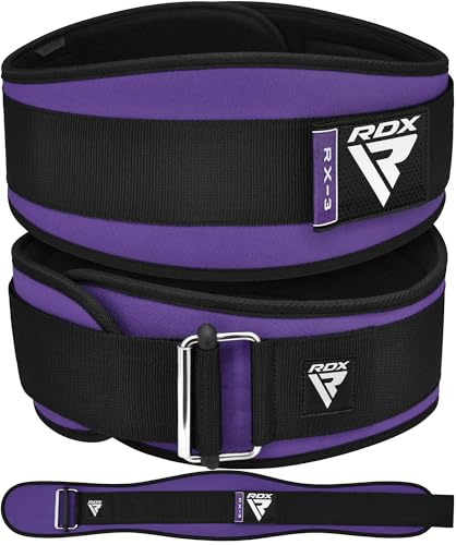 RDX 6.5” Gewichthebergürtel, Auto-Lock Trainingsgürtel, Krafttraining Powerlifting Fitness Bodybuilding Gürtel, Gewichtheben Gepolstert Gym Weight Lifting Belt, Männer Damen Kreuzheben Workout