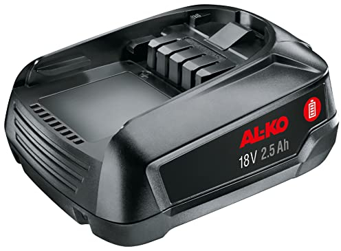 AL-KO 18 V Bosch Home and Garden Compatible Akku B50 Li 2,5 Ah, 60/36 min Ladedauer, 370 Gramm Gewicht