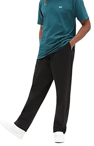 Vans Range Pantaloni Larghi Affusolati con Elastico in Vita, Nero, M