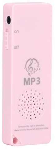 Lettore Mp3, Lettore Musicale Lossless, Supporto per Scheda di Memoria da 64 GB, Lettore Mini MP3 Digitale Ricaricabile da 180 mAh per Bambini(Rosa)