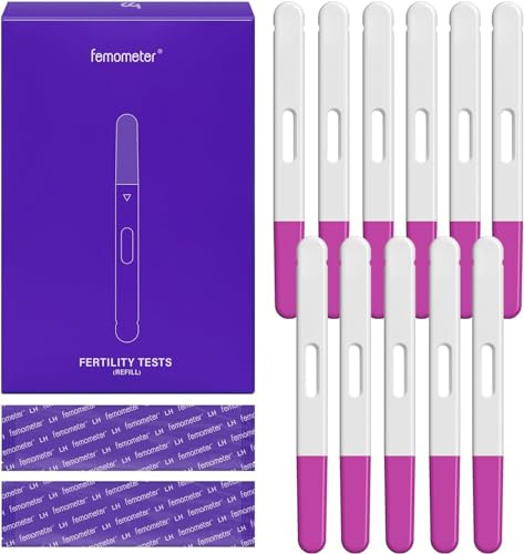 Femometer Ovulation Test Strips Refill for Ivy-103 Only, 20 Pack LH Test Strips for Women, Fertility Test Strips, Powered by femometer Ovulation Tracker App, Over 99% Accurate Result