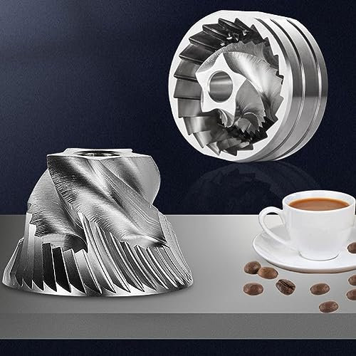 Macinacaffè Conico Burr, In Acciaio Frese Coniche, Macchina Da Caffè Accessori Mano Rettifica A Mano Disco Di Rettifica Esagonale, 6 Core