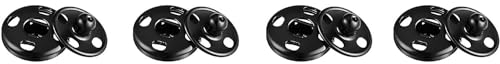 Magnetknöpfe, Magnetische Druckknöpfe, Metall-Druckknöpfe DIY20 Sets Aufnähbare Druckknöpfe, Druckknöpfe Schwarz Silber for Kleidung, Geldbörse, Handtasche, Bastelbedarf (Größe: 15 mm x 15 mm)(10mm X