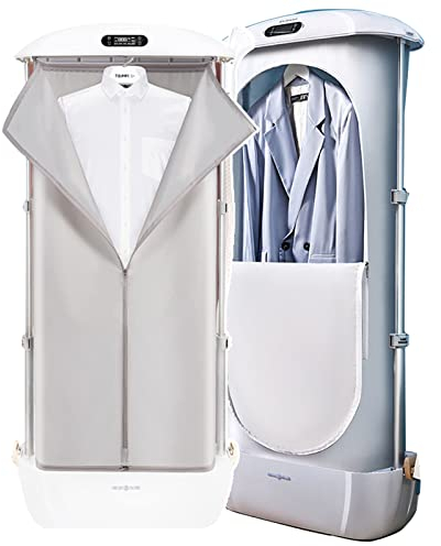 WOTZOV Plancha De Vapor Vertical para Ropa, Ciclo De Temperatura Constante De 60 ° C, Vaporizador De Ropa Plegable, Máquina Automática De Cuidado Integrado De Secado/Vapor De Lavandería