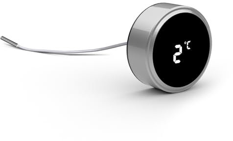 DISONCARE 60H Smart Borsa Termica Insulina Temp-display,Borsa Frigo Per Medicinali Per Lunghi Viaggi,Astuccio Insulina Portatile per Diabetici Con 2 Bottiglie e QR Etichetta Medica(Giallo)