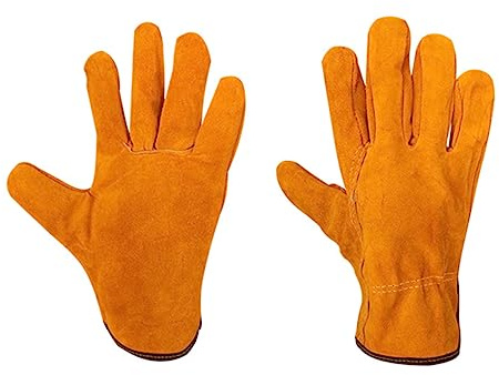 HOMSFOU De Soudage De Vache Résistants Chaleur Isolation Thermique Pour Soudeur Orange De Sécurité Multi-usages