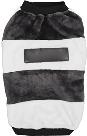 Hundewinterkleidung mit Rundhals, Weiches Hautfreundliches Material, Grau - Weiß, 8XL - Wärmend und Bequem, Schützt Fell und Haut, Für Mittelgroße und Große Hunde (6XL)