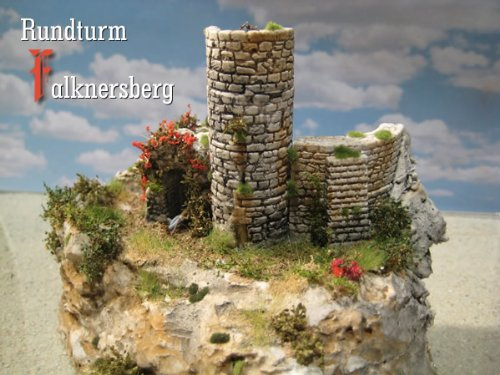 menta-modellbau Rundturm Falknersberg, Bausatz, Spur N/Z