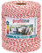 VOSS.farming Weidezaunlitze Profiline 1000m, 1x0,25 Kupfer, 8x0,2 NIRO, Weiß Rot Elektrozaun Elektrolitze Pferd Rind Pony Leitermaterial