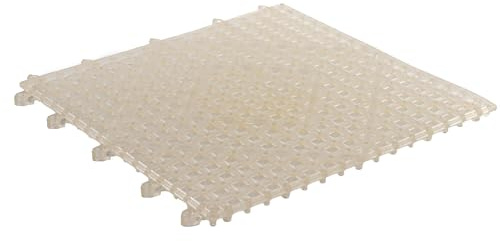 Winco Interlocking Bar Mat, 12 by 12-Inch, Clear, Medium