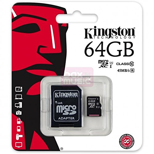 64GB Micro SD SDXC Class 10 UHS 1 Card + Adapter for Samsung Galaxy Tab Pro 10.1 (T520 T525)