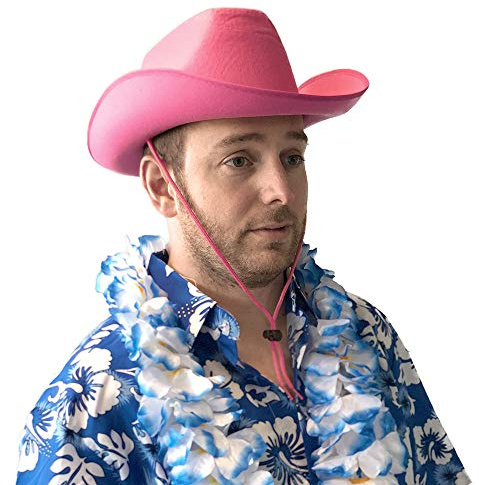 Hut Cowboy Classic Color aus Filz, pink PREISHIT