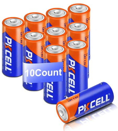 Piles Alcalines E90 LR1 N AM5 MN9100 1,5V Batteries pour Casque Bluetooth,Sonnette,Horloge - 10 Pièces - PKCELL