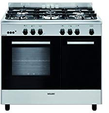 Piano De Cuisson Gaz 66l 5 Feux Inox/noir - GA960PCGIX