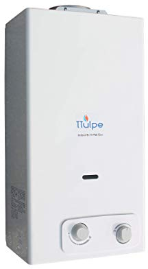 TTulpe Propangas-Durchlauferhitzer Indoor B11 P50 Eco, 1.5 V, Weiß
