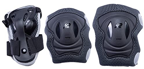 K2 Skates Unisex Inline Skates K2 Performance PAD Set, Black - Anthracite, 30E1416.1.1.XL