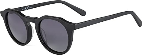 ZENOTTIC Vintage Polarisierte Sonnenbrille für Herren und Damen Retro Rund mit UV400 Schutz