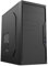 CiT Work PC Case, Micro-ATX, Minimalist Design, Spacious Interior, Room To Mount Three Fans, Two USB Ports Included, A High Performance Chassis For Home and Office Environments | Black