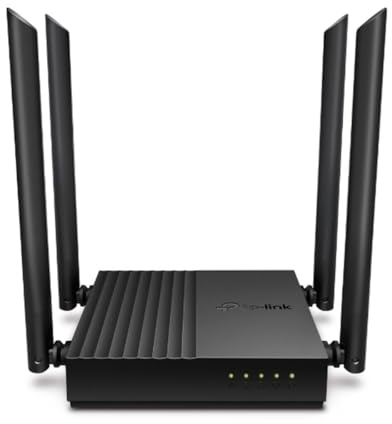 TP-LINK Archer C64 Dual-Band W-Fi Router, Black
