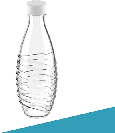 SodaNature® 2X Premium Flaschendeckel für SodaStream Crystal Flaschen | Hochwertige Deckel in wunderschönen Farben | Auslaufsicher & spülmaschinenfest | Zubehör in edler Geschenkverpackung (Weiß)