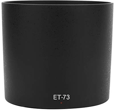 Akozon Camera Mount Lens, ET-73 Plastic Black Lens Hood Fit for EF 100mm f 2.8L Macro IS USM Len