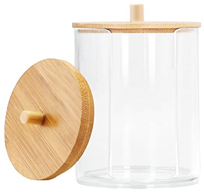 Cotton Pad Holder Cotton Round Holder Dispenser, Makeup Pad Organizer for Bathroom & Travel