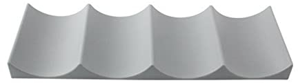 Wine Rack, European Style Plastic Wine Bottle Holder Stand Wine Storage Holder Countertop Wine Bottle Display Mat for Kitchen Cabinet, Cupboard, Countertop, Fridges (Dark Gray)