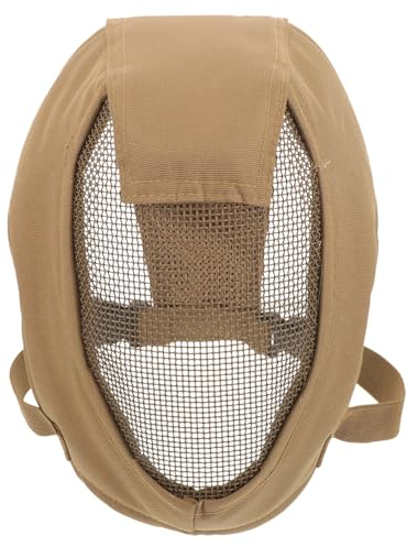 WHAMVOX Fencing Game Stahlgewebe Atmungsaktive Vollgesichtsschutzmaske Für Fechtspiele Leicht Und Für Sport Und Training