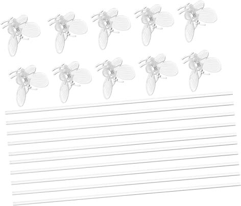 PAMINGONO 1 Set Pflanzenstäbe Aus Acryl Pflanzenstützstäbe Zum Klettern An Weinreben Robuste Und Einfach Zu Installierende Pflanzenhalterungen Für Den Garten Im Freien