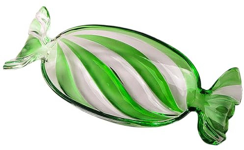 Liuyoyo Plato Navideño, Plato de Vidrio para Dulces, Platos de Postre, Bandeja de Vajilla Navideña, Platos Decorativos para Regalos Navideños, Bandeja Navideña para Dulces de