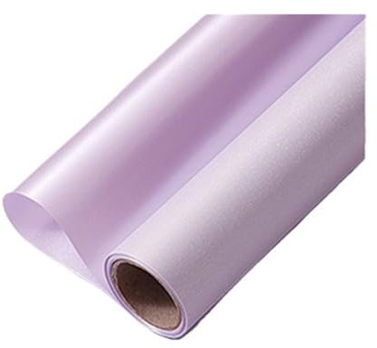 LIUCH Korean Packaging Film For Flowers, Premium Waterproof Floral Wrapping Paper, Flower Shop Flower Packaging Materials(Lilac)