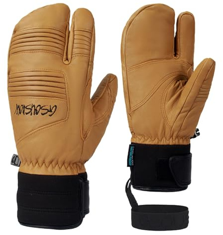 Factorys Winterhandschuhe Herren Damen Thermo wasserdichte Fausthandschuhe Dicke Winddicht Warm Fäustlinge Fahrradhandschuhe Skihandschuhe Snowboard Handschuh