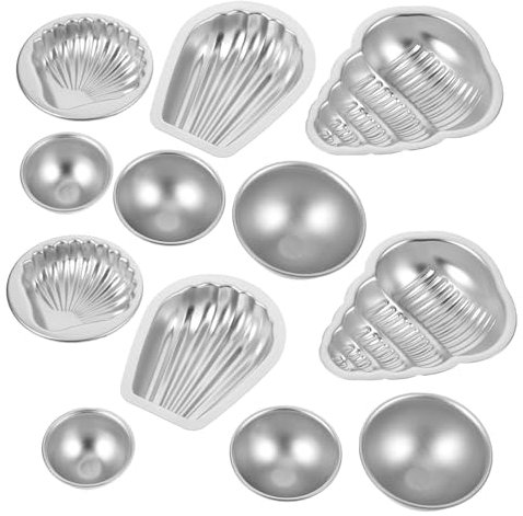 PLAFOPE 12stücke Teiliges Aluminiumlegierung Badebombenform Diy Seifenformen Kugelförmige Salzball Moulds Zuverlässige Verformungsbeständige Halbkugelformen Für Badekugeln Und Seifenherste