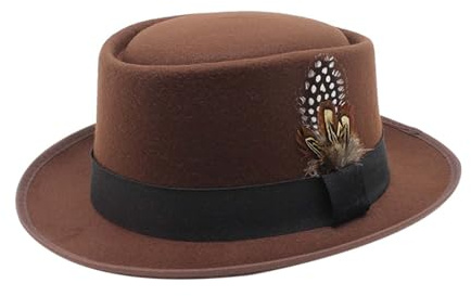 Trachtenhut Herren - Retro Grün Trachtenhut Oktoberfest Accessoire Filzhut Bayernhut Bayern Tiroler Hut Trachtenmode Traditioneller Jagdhut