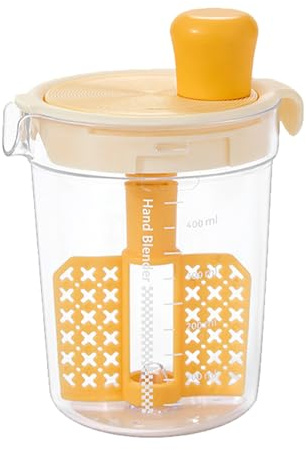 Vasos mezcladores para bebidas, tazas medidoras graduadas, taza de mezcla portátil, taza medidora de líquido de huevo, mezclador de café de viaje, licuadora ligera de leche en polvo, recipiente de