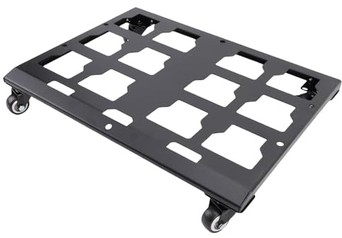 banapoy Boîte à Outils Dolly, Chariot de Transport en Service Lourd Package Métal Boîte à Outils Cart de Chariot avec Roues pour Emballages, capacité de Chargement jusqu'à 200 Lbs