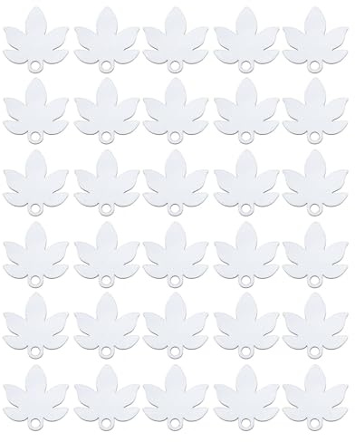Lot de 30 plaques nominatives vierges à sublimation en MDF de qualité supérieure en forme de feuille d'érable personnalisées par transfert de chaleur pour couvercle de tasse de