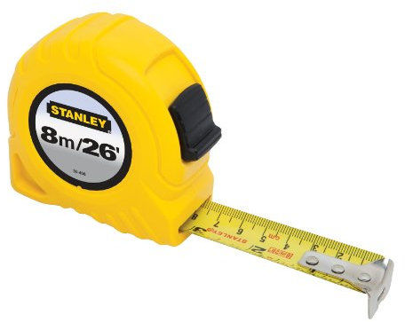 Stanley 30-456 Règle de ruban Stanley graduée 8 m