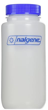 Nalgene Récipient rond à large ouverture en polyéthylène haute densité, 250 ml