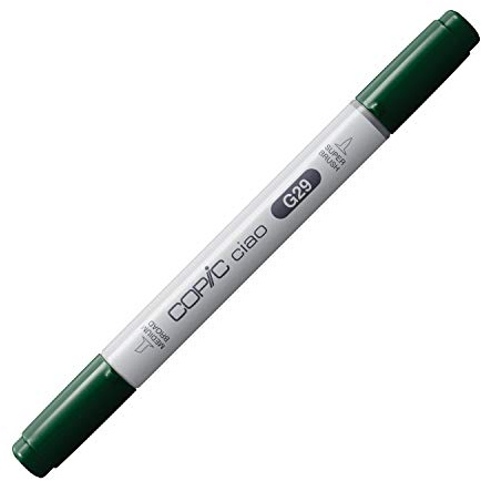 Copic Markers G29 Ciao with Replaceable Nib, Pine Tree Green