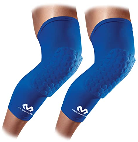 McDavid Manches de Jambes avec Genouillères pour Hommes et Femmes - plusieurs couleurs - Conçu pour jouer au basketball.